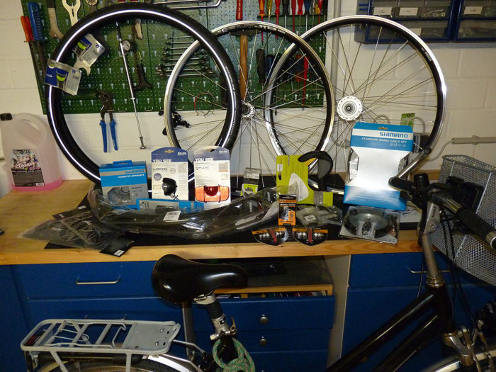 Ersatzteile-Trekking-Rad