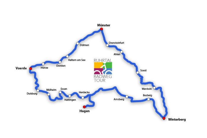 Ruhrtal Radweg Route